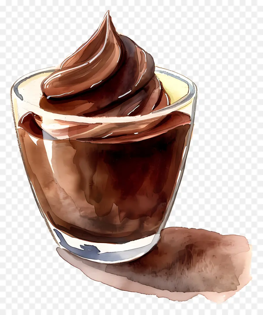 Pudding Au Chocolat，Dessert Au Chocolat PNG