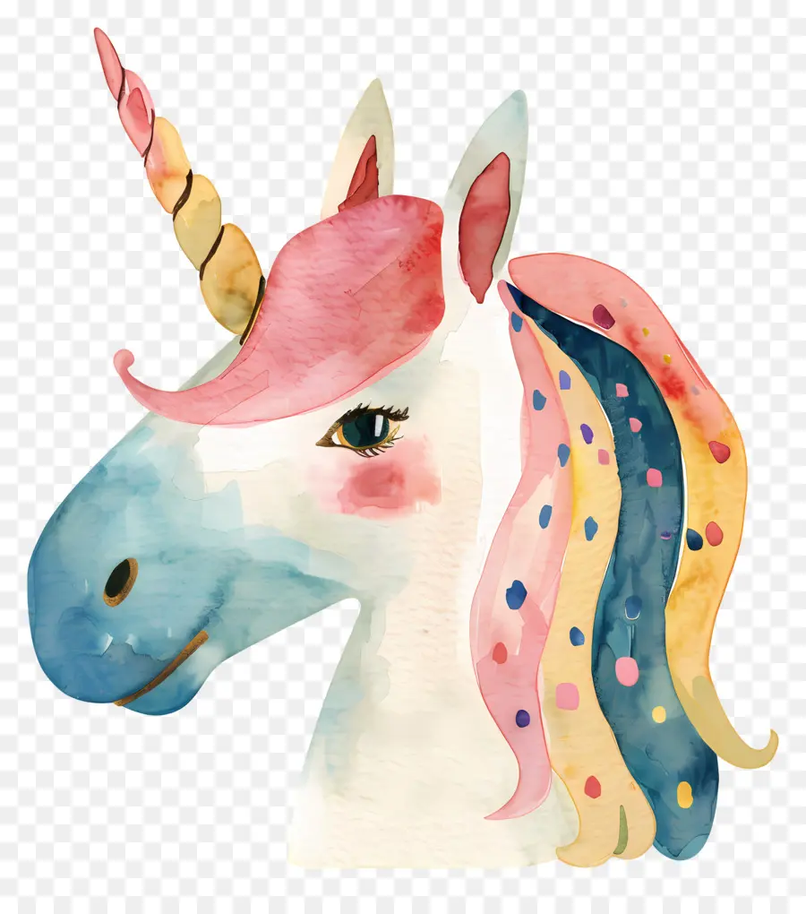 Visage De Licorne，Licorne PNG