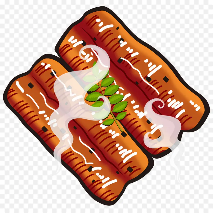 Anguille Grillée，Brochettes PNG