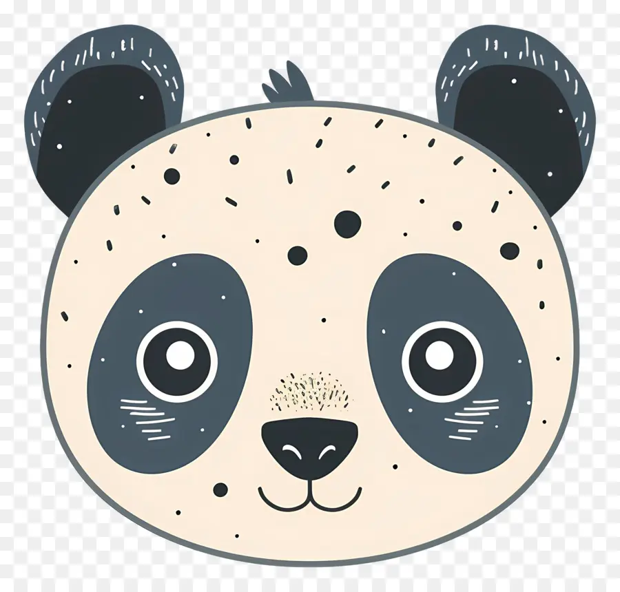 Tête De Panda，Visage De Panda PNG