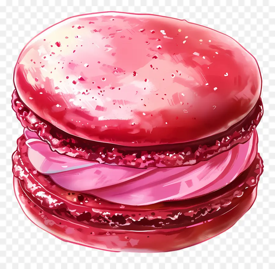 Macarons，Rose PNG