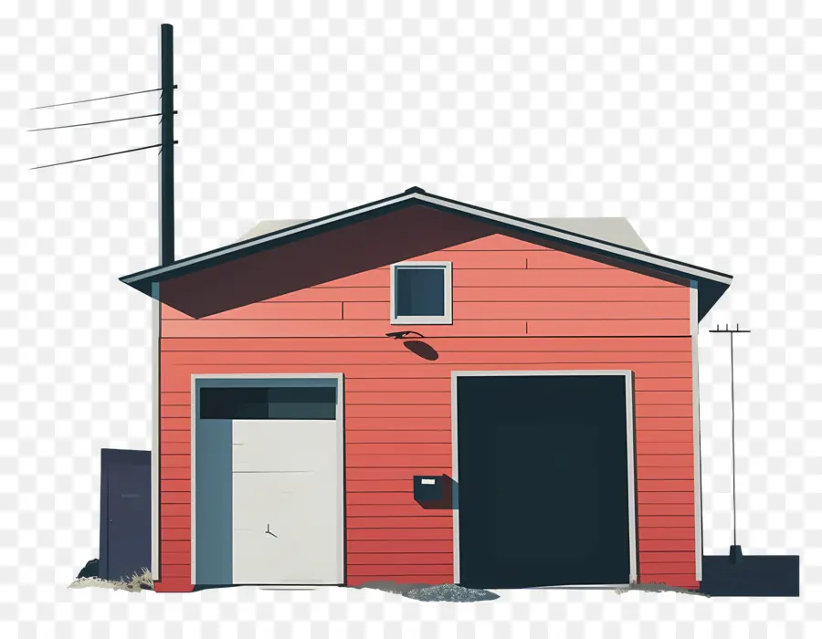 Garage，Maison PNG