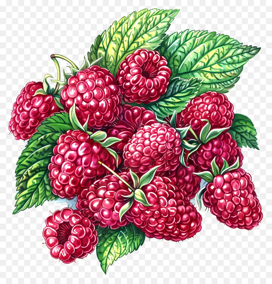 Framboises，Baies Violettes PNG