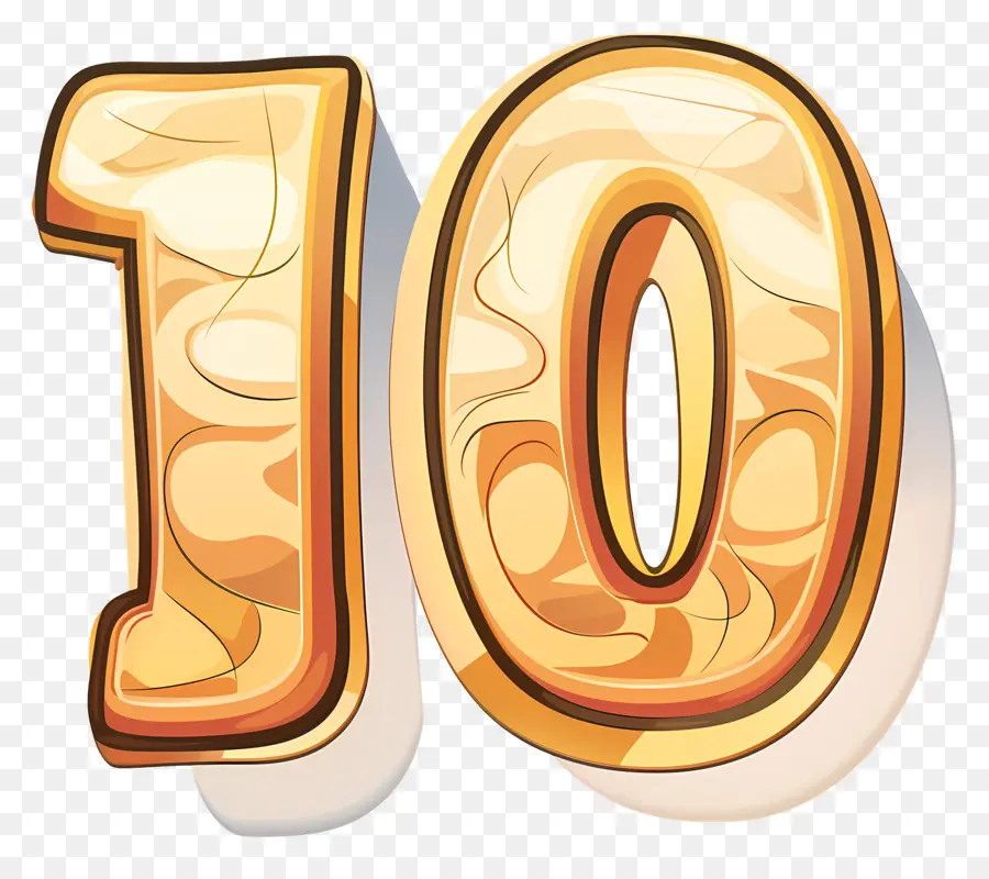 Numéro 10，Numéro D'or 10 PNG