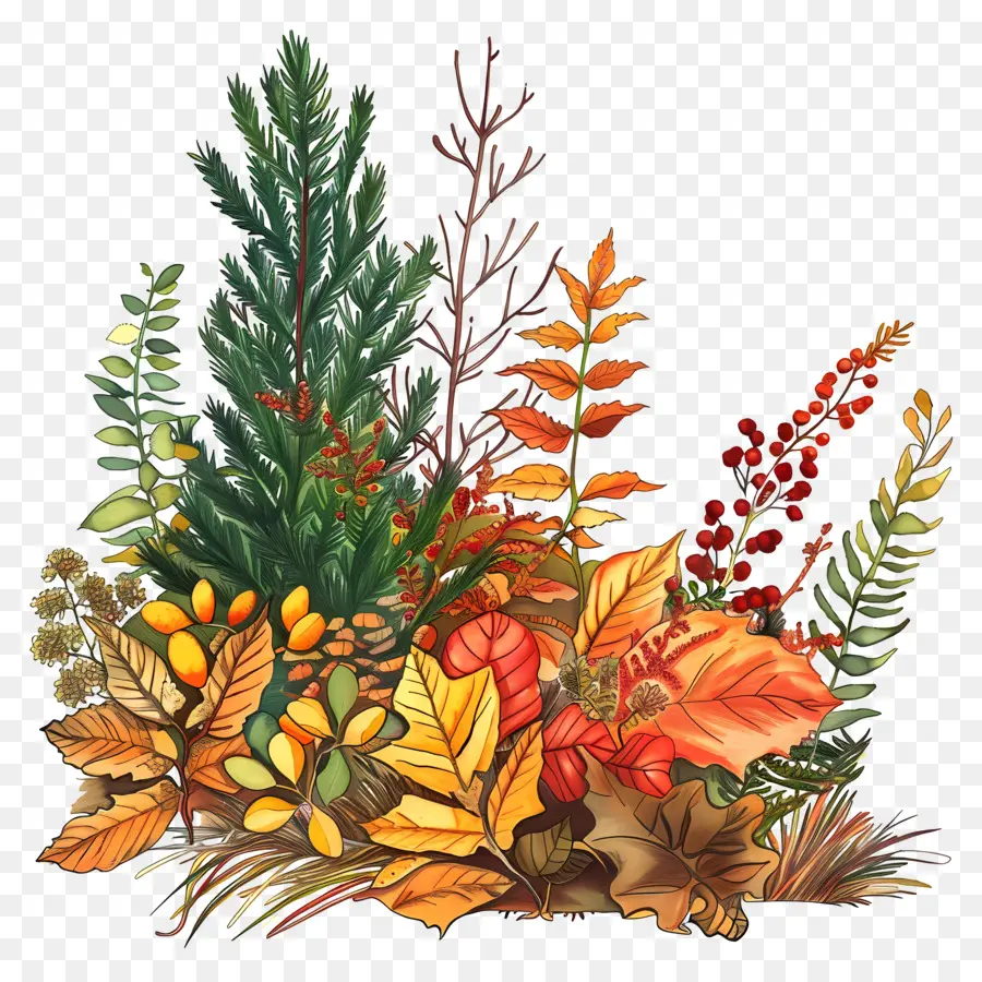 Feuillage D'automne，Feuilles D'automne PNG