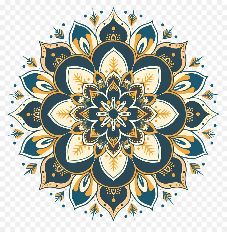 Mandalas De Luxe，Mandala Coloré PNG