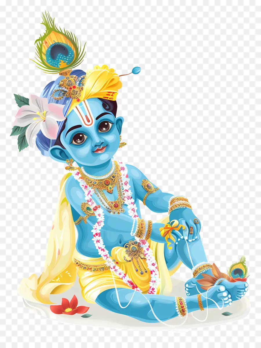 Krishna Janmashtami，Bébé Krishna PNG