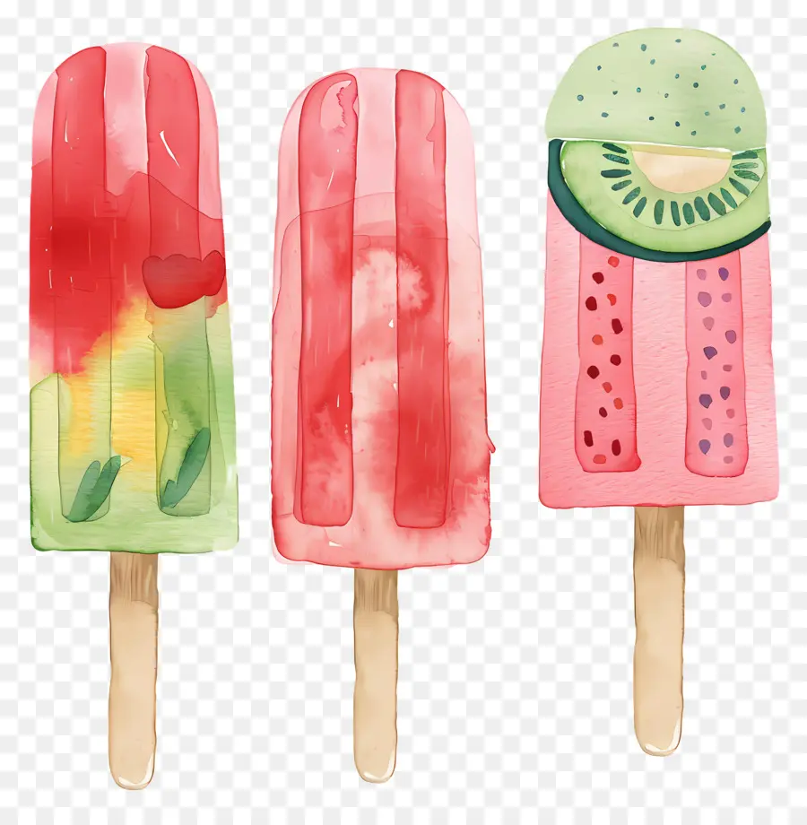 Glaces Glacées，Glaces Colorées PNG