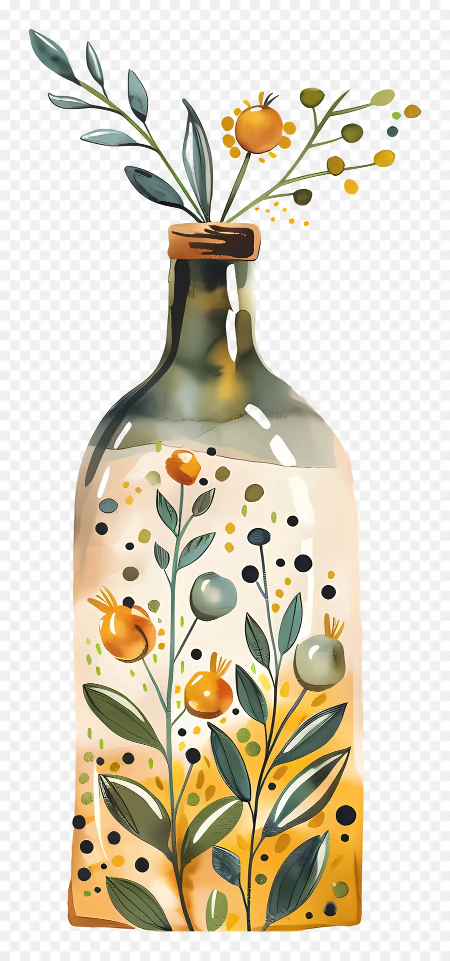 Bouteille，Bouteille Décorative PNG