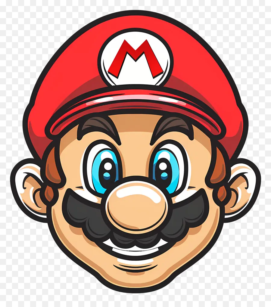 Tête De Mario，Mario PNG