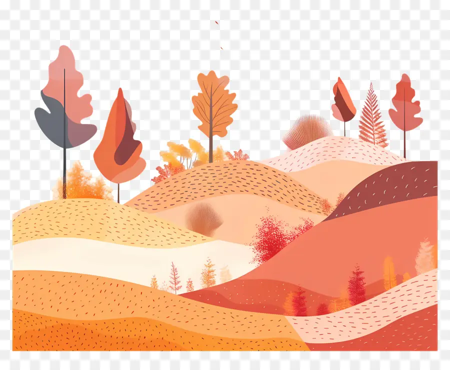 Feuillage D'automne，Paysage D'automne PNG