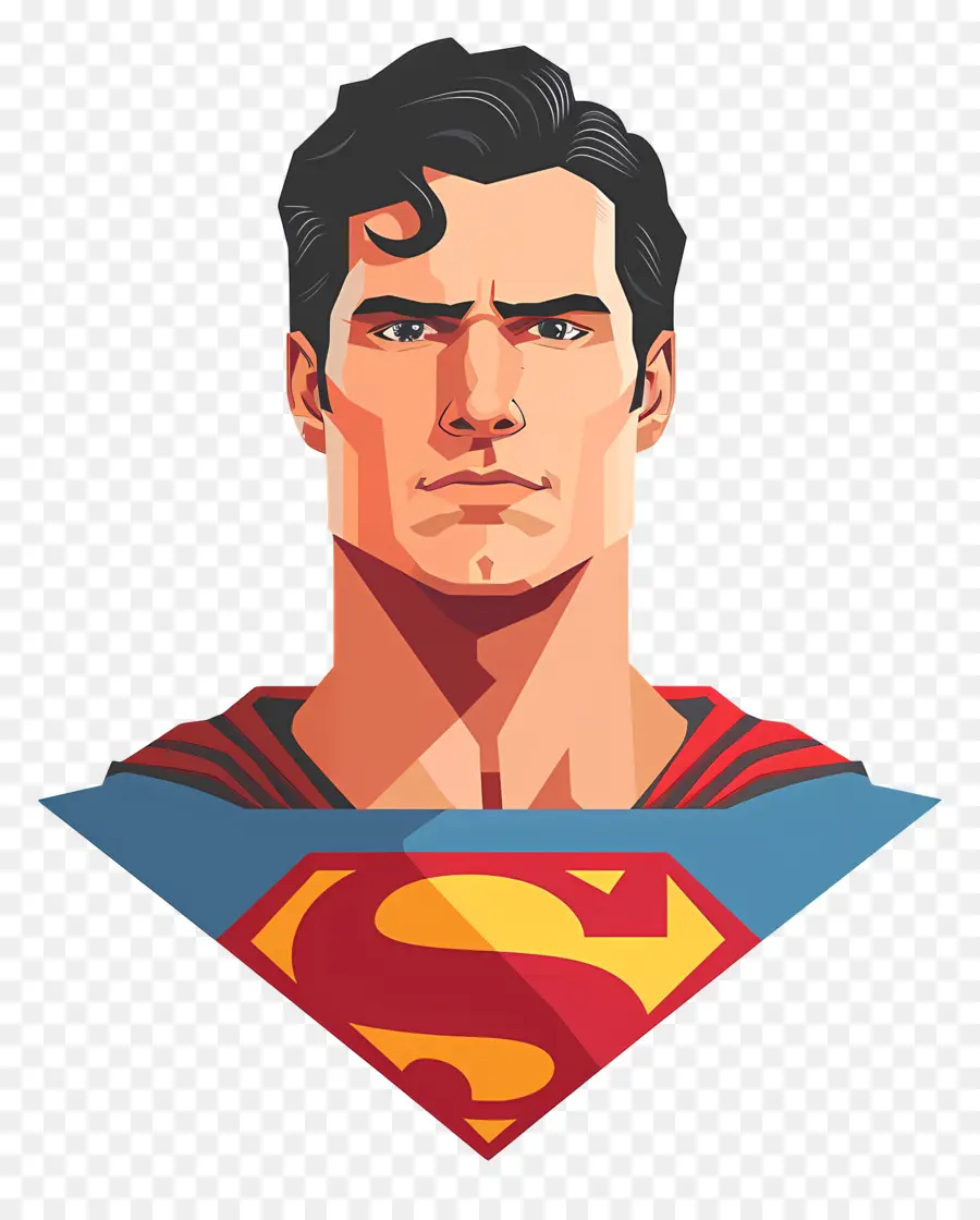 Tête De Superman，Superman PNG