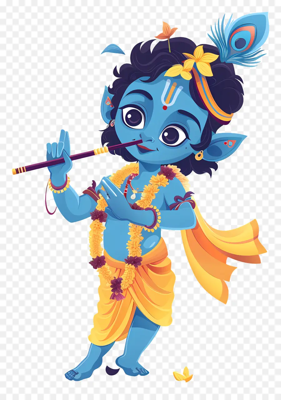 Krishna Janmashtami，Krishna Bleu PNG