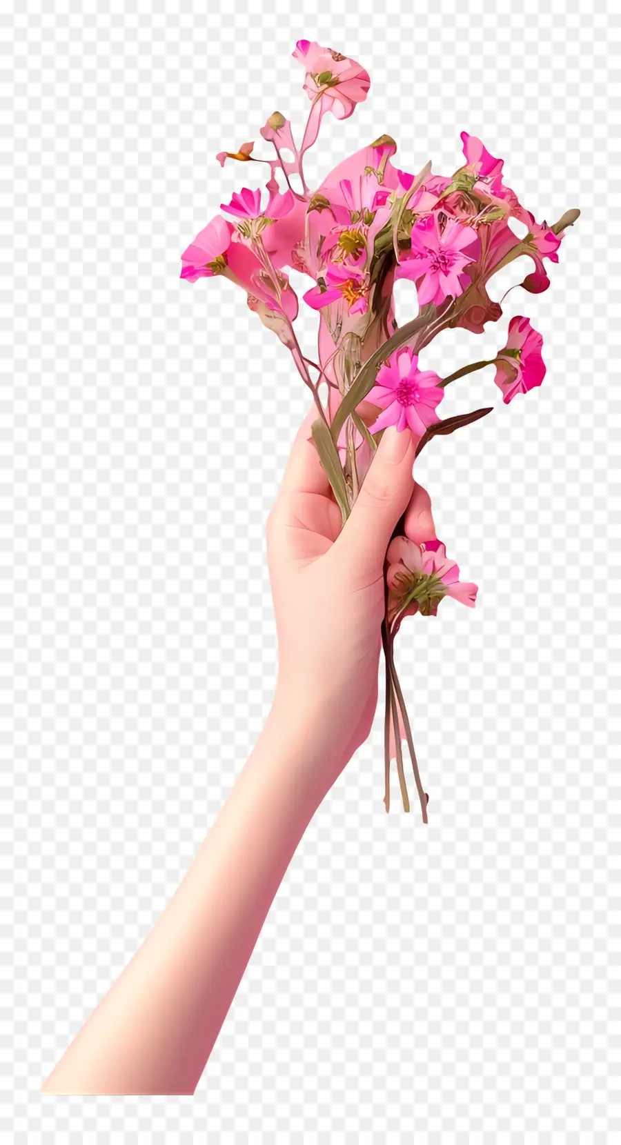 Mains，Fleurs PNG