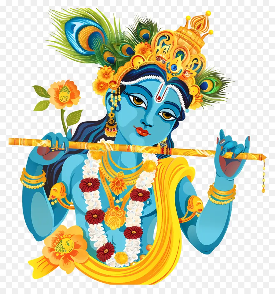 Janmashtami Krishna，Le Seigneur Krishna PNG