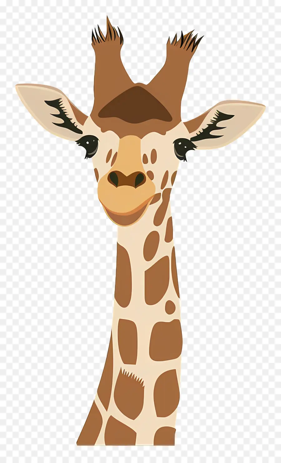 Girafe De Dessin Animé，Girafe Colorée PNG