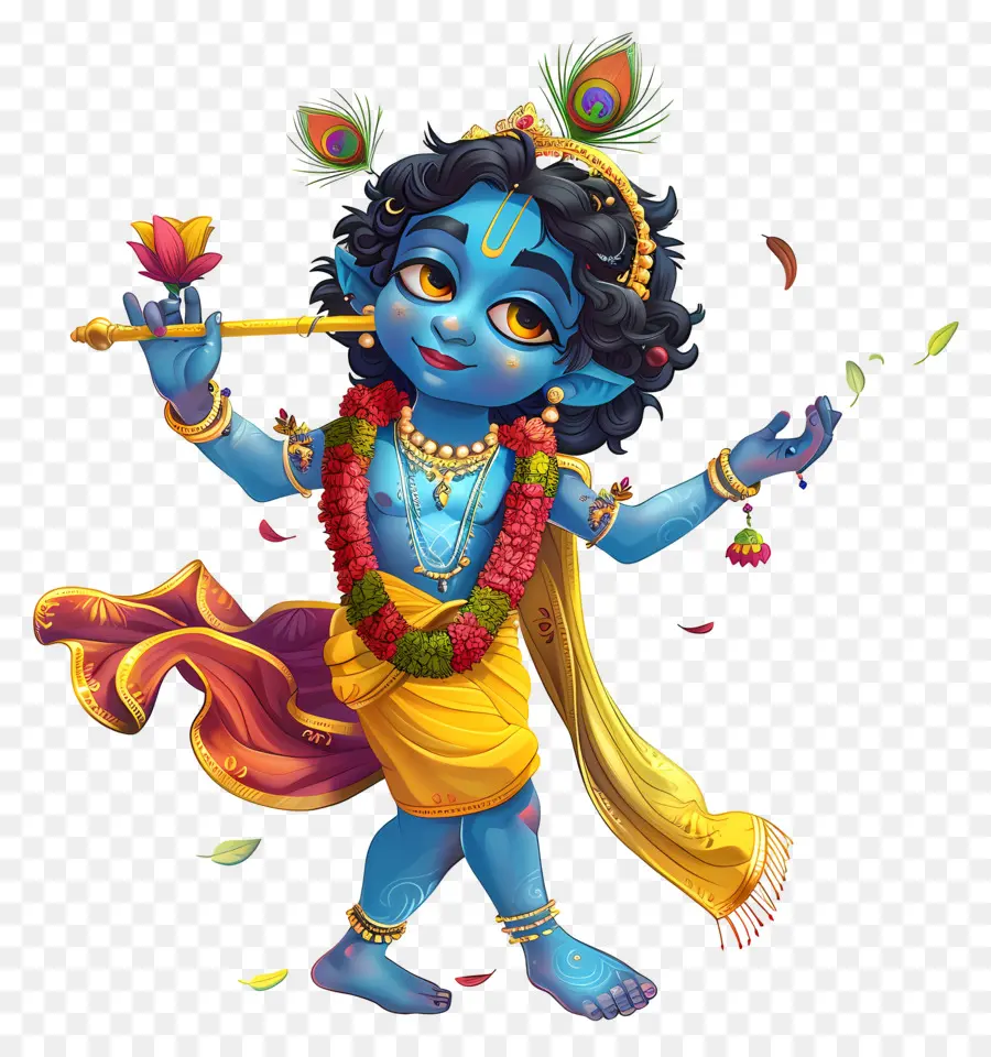 Krishna Janmashtami，Krishna Bleu PNG