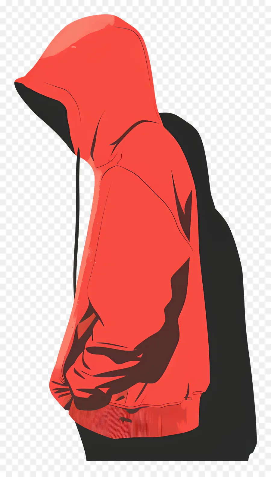 Sweatshirt à Capuche，Sweat à Capuche Rouge PNG