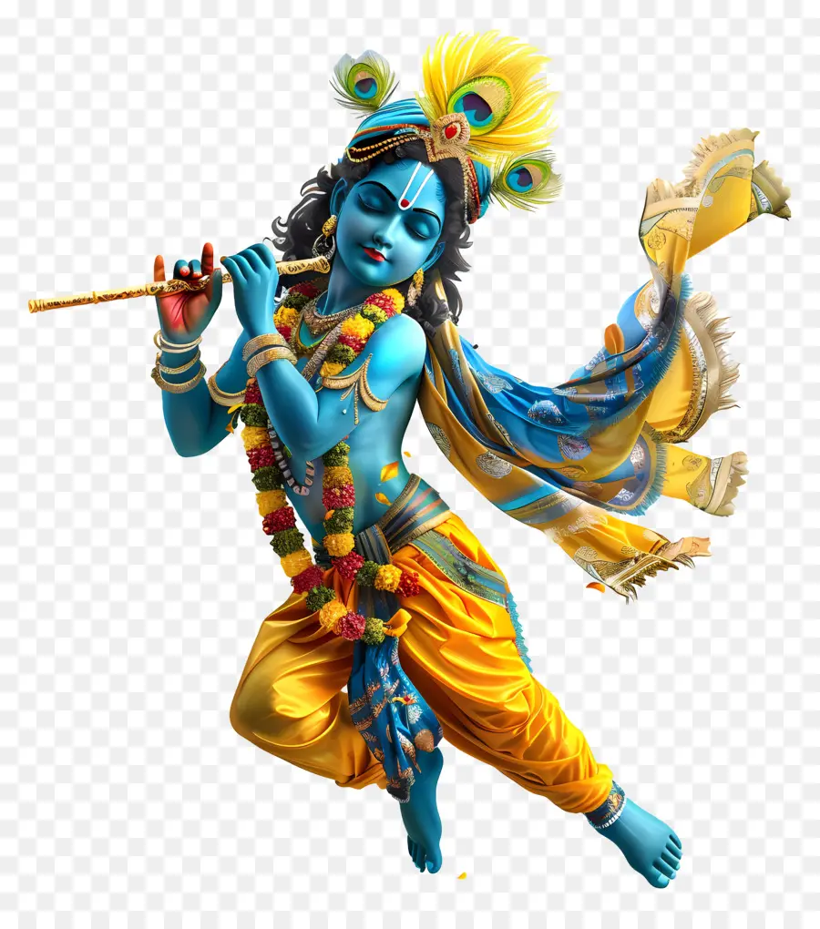 Janmashtami Krishna，Seigneur Vishnu PNG