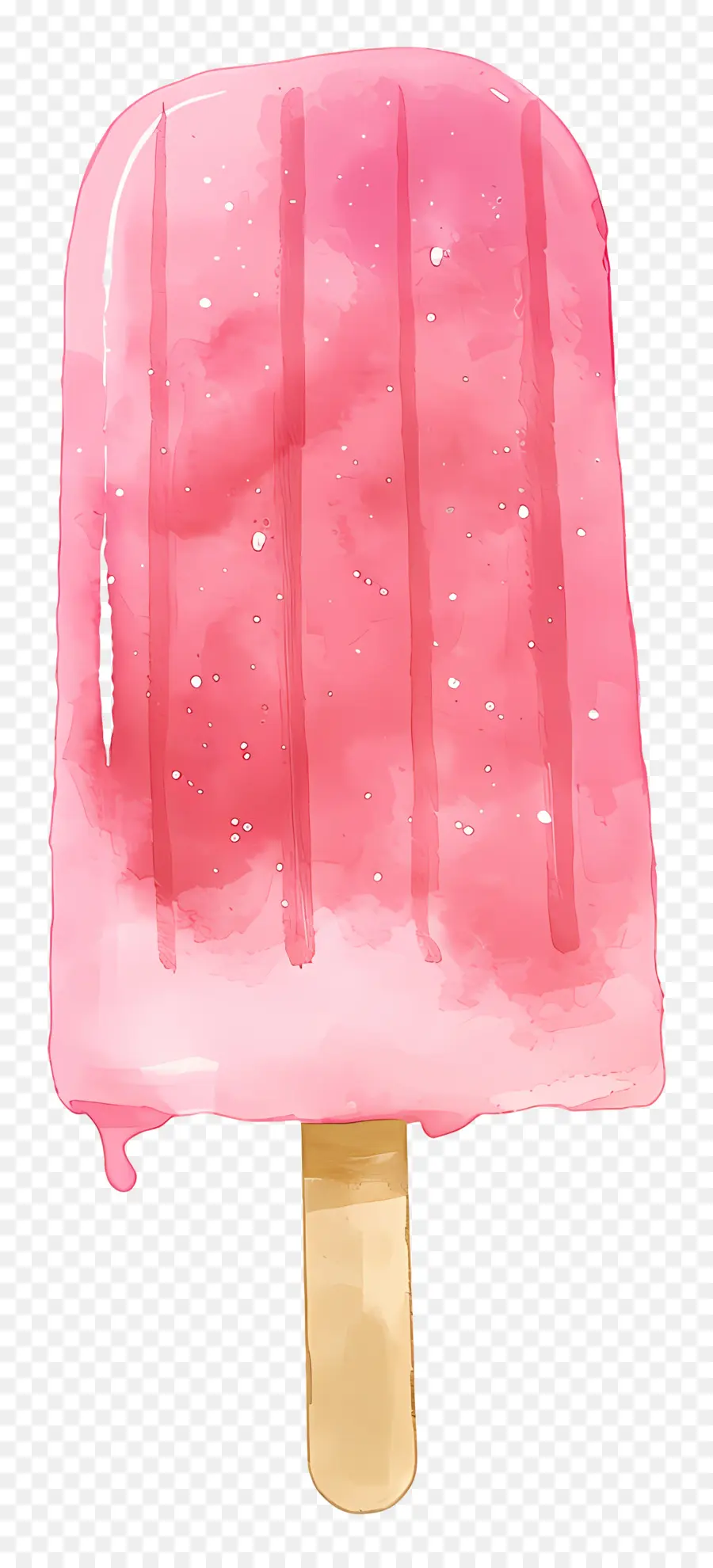 Sucettes Glacées，Rose De Popsicle PNG