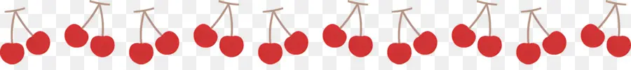 Bordure De Fruits，Cerises PNG