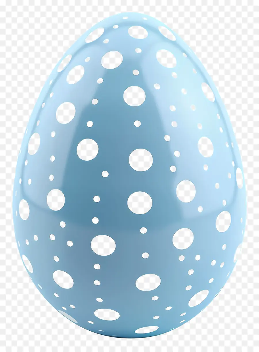 Oeuf Bleu，Oeuf à Pois PNG