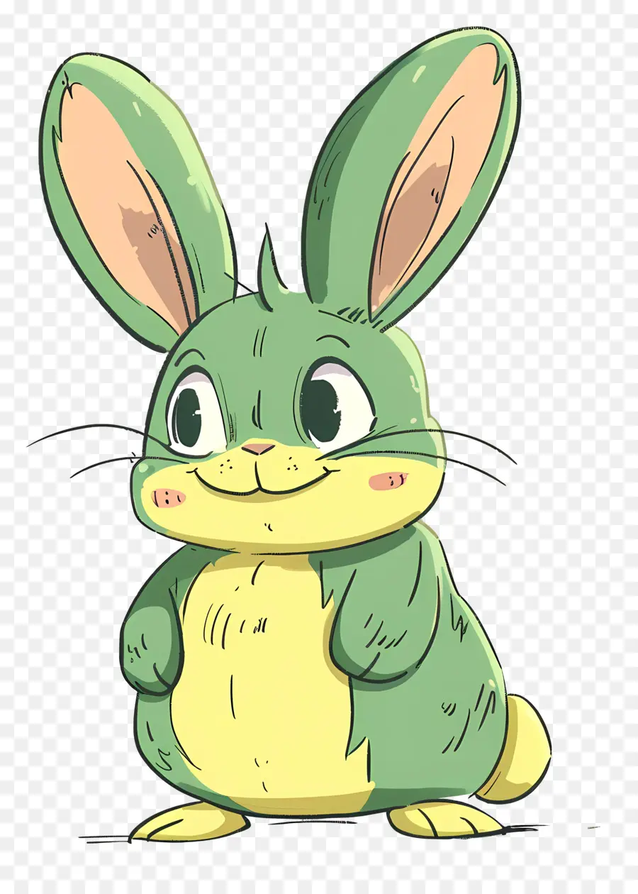 Lapin Mignon，Lapin Vert PNG