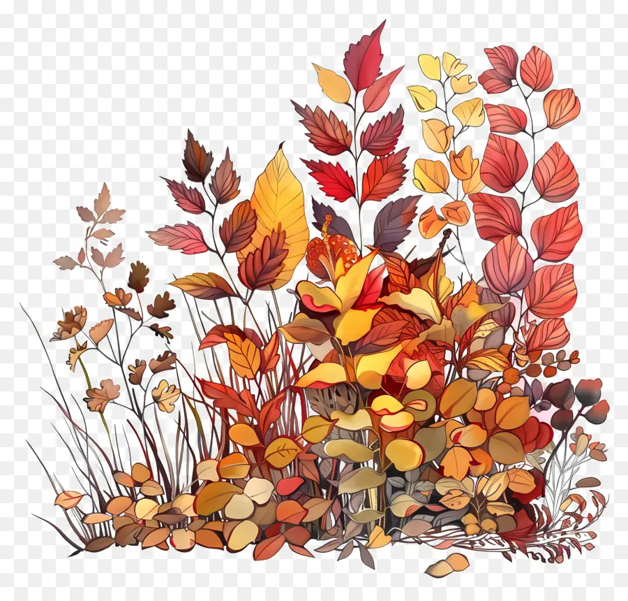 Feuillage D'automne，Feuilles D'automne PNG