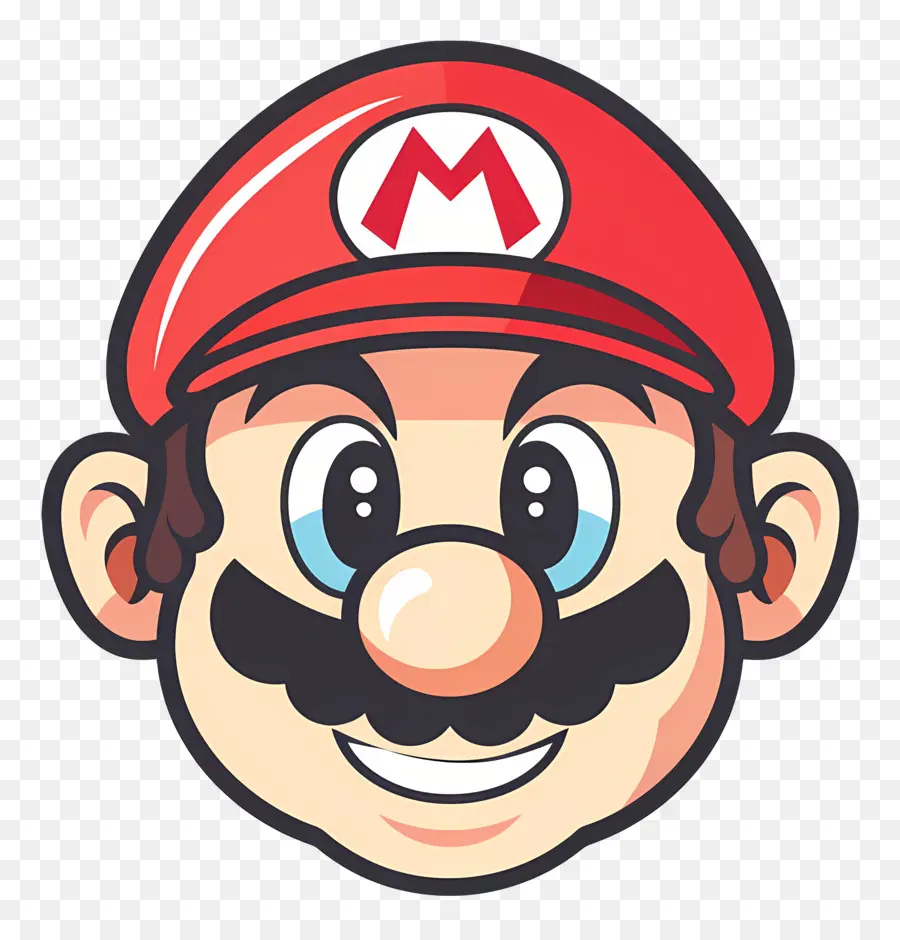 Tête De Mario，Mario PNG