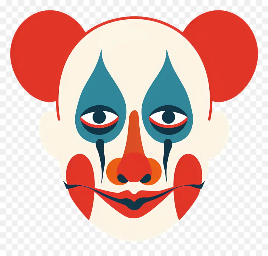 Tête De Clown，Visage De Clown PNG