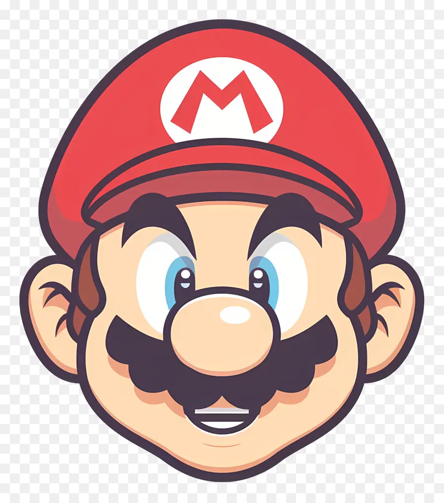 Tête De Mario，Mario PNG