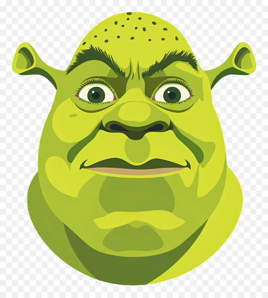 Tête De Shrek，Créature En Forme De Grenouille PNG