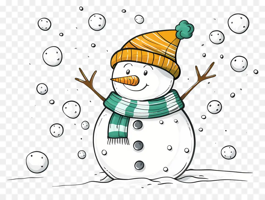 Bonhomme De Neige，Hiver PNG