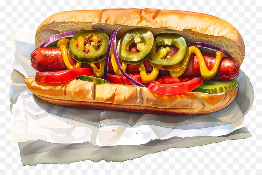 Hot Dog，Chignon PNG