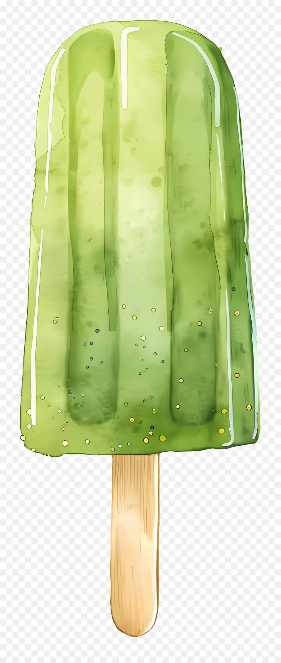 Glaces Glacées，Glace Glacée Verte PNG