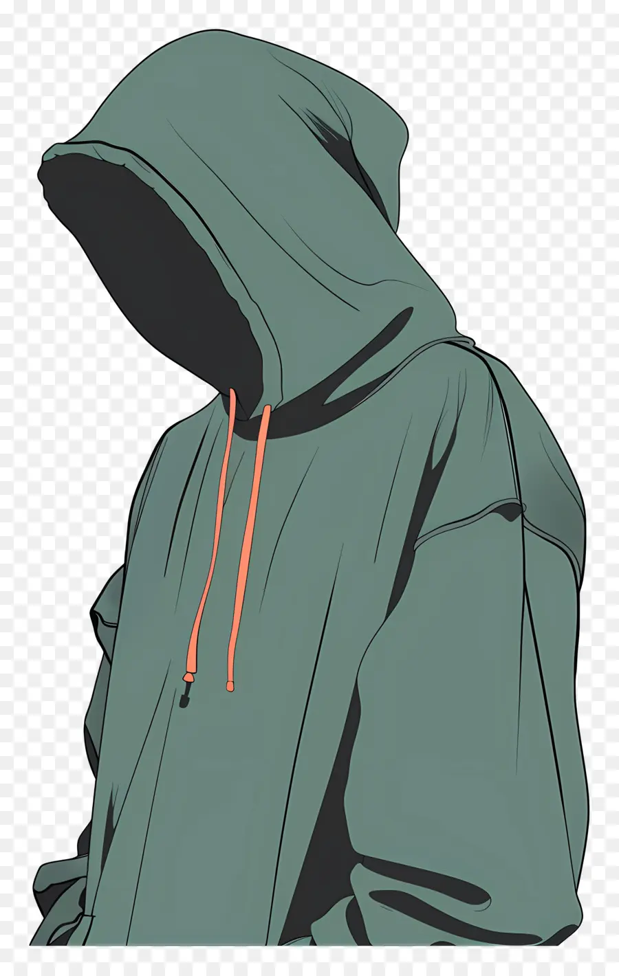 Sweatshirt à Capuche，Occasionnel PNG