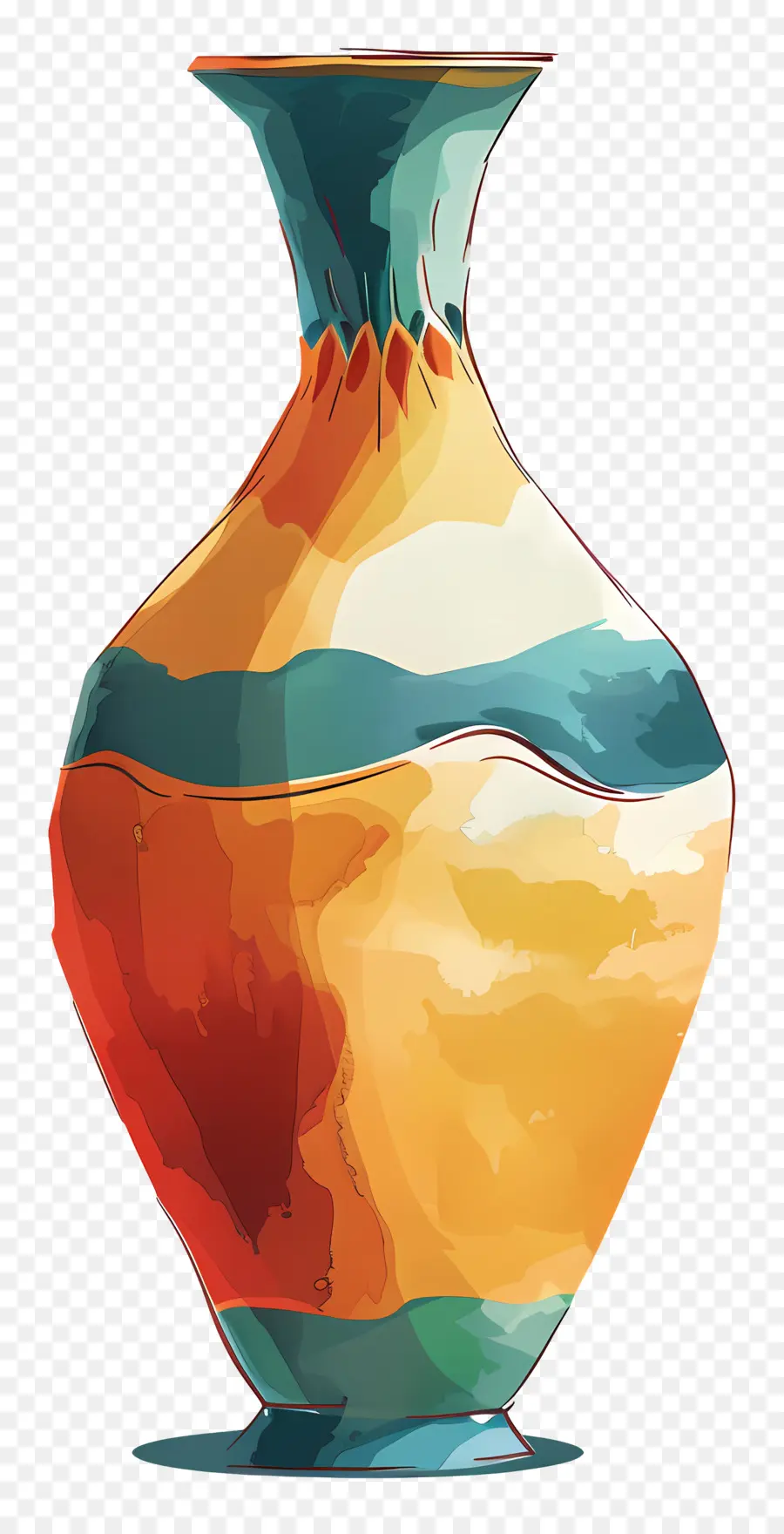 Vase，Coloré PNG