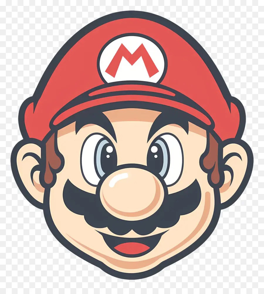 Tête De Mario，Personnage De Dessin Animé PNG