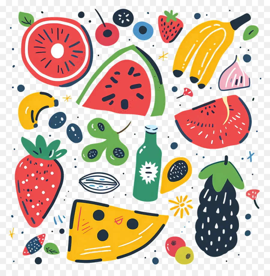 Alimentation Saine，Fruits PNG