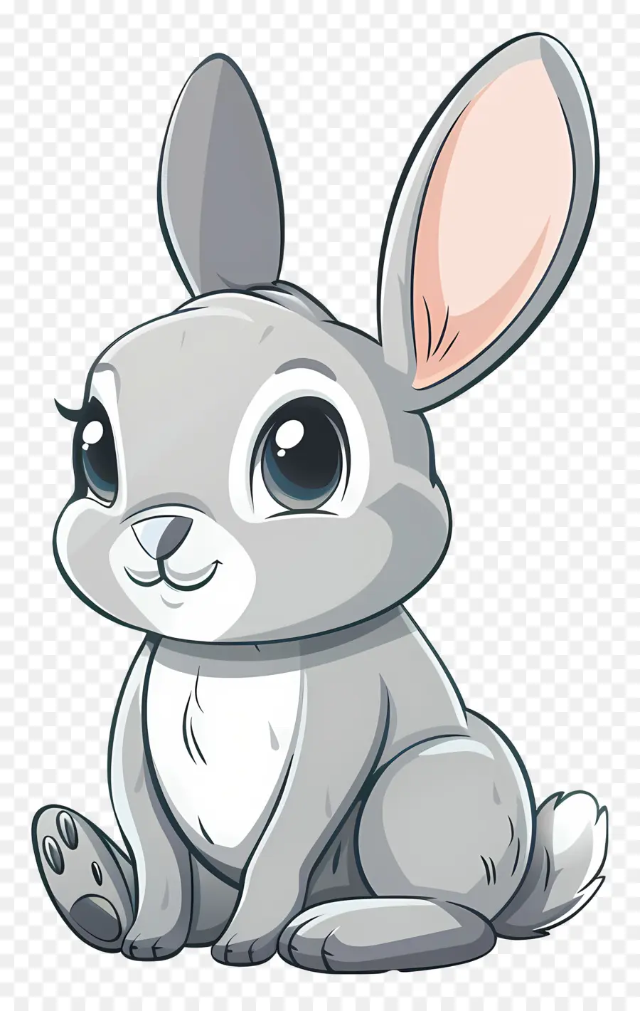 Lapin Mignon，Lapin De Dessin Animé PNG