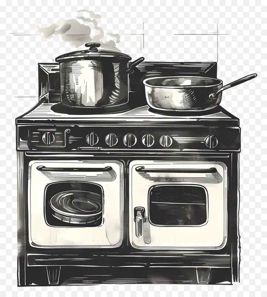 Cuisinière Et Four，Poêle PNG