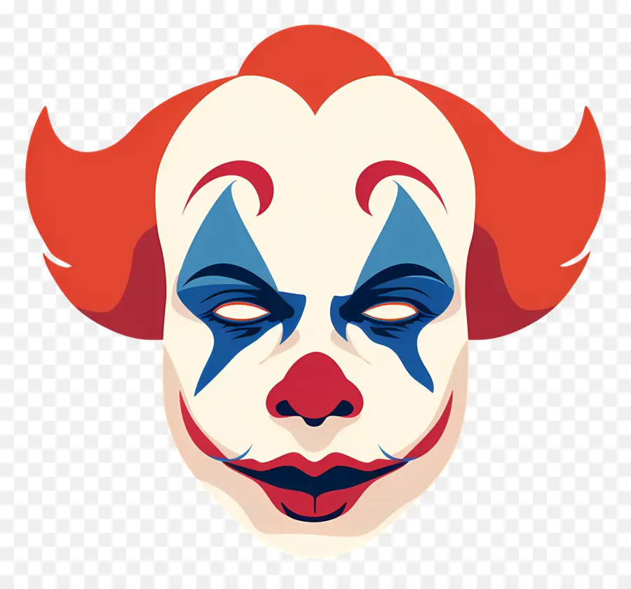 Tête De Clown，Masque De Clown PNG