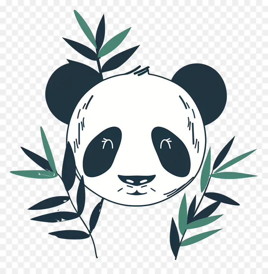 Tête De Panda，Panda PNG