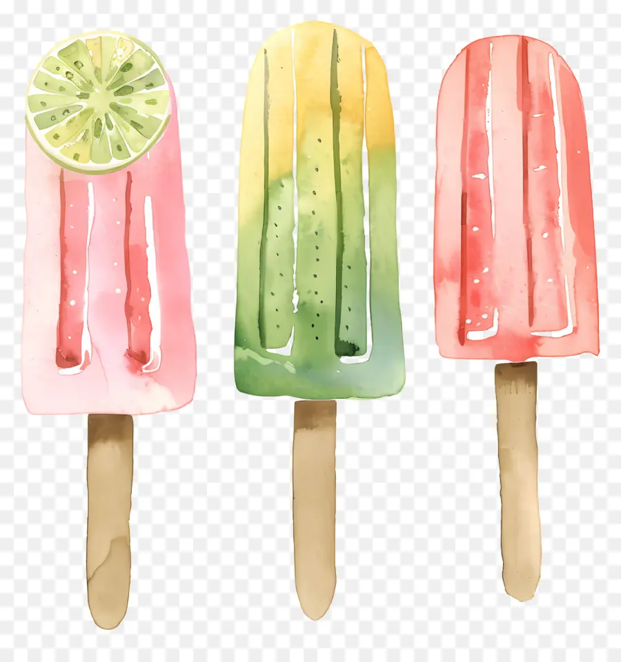 Glaces Glacées，Glaces Colorées PNG