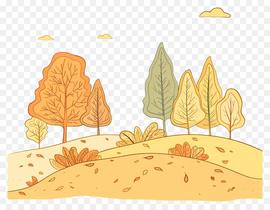 Feuillage D'automne，Arbres D'automne PNG