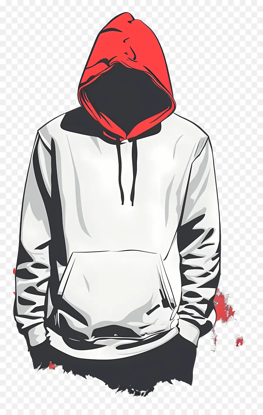 Sweatshirt à Capuche，Chaperon Rouge PNG