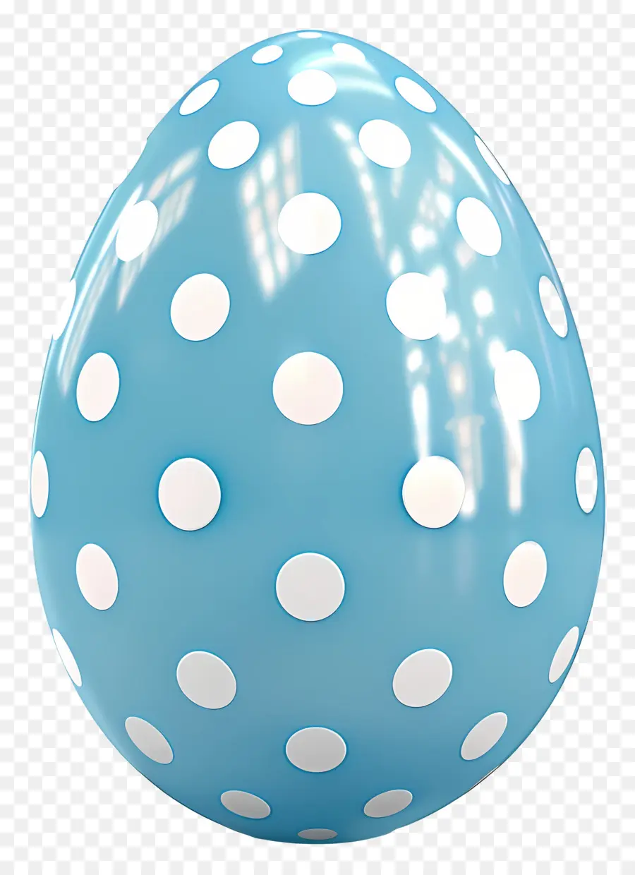 Oeuf Bleu，Oeuf à Pois PNG