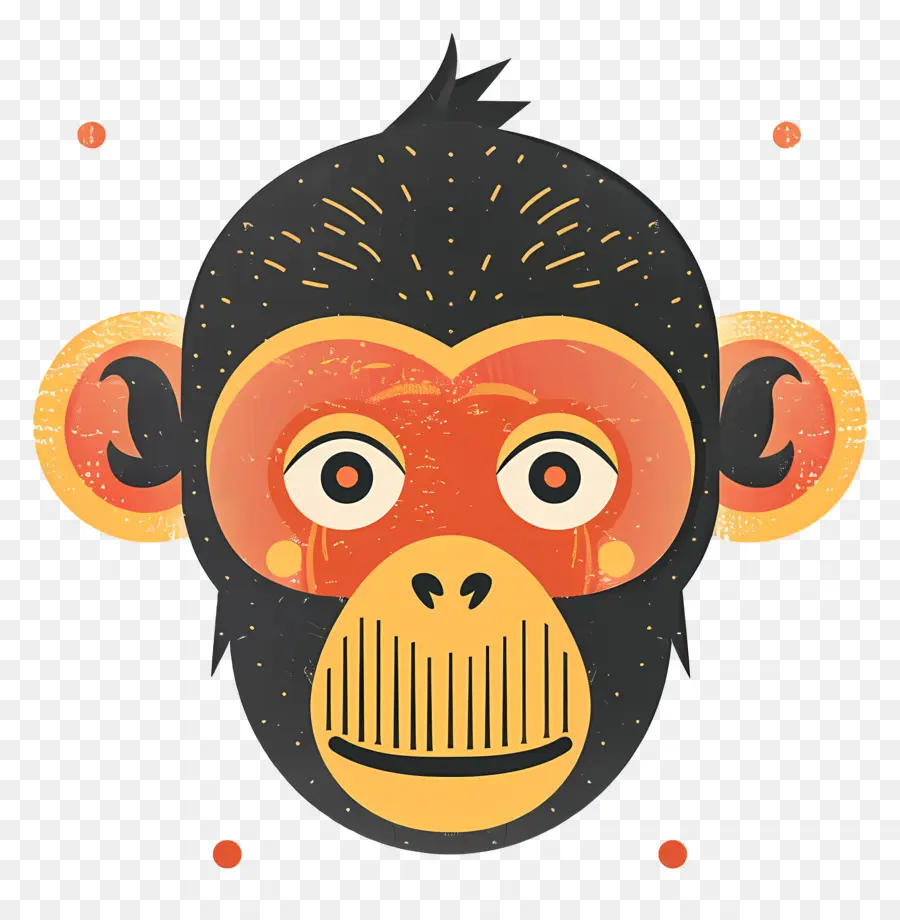 Tête De Singe，Visage De Singe PNG