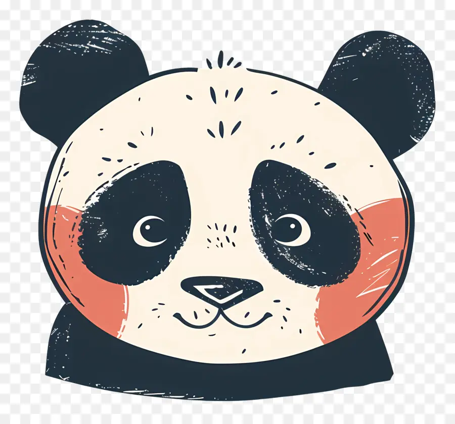 Tête De Panda，Visage De Panda PNG