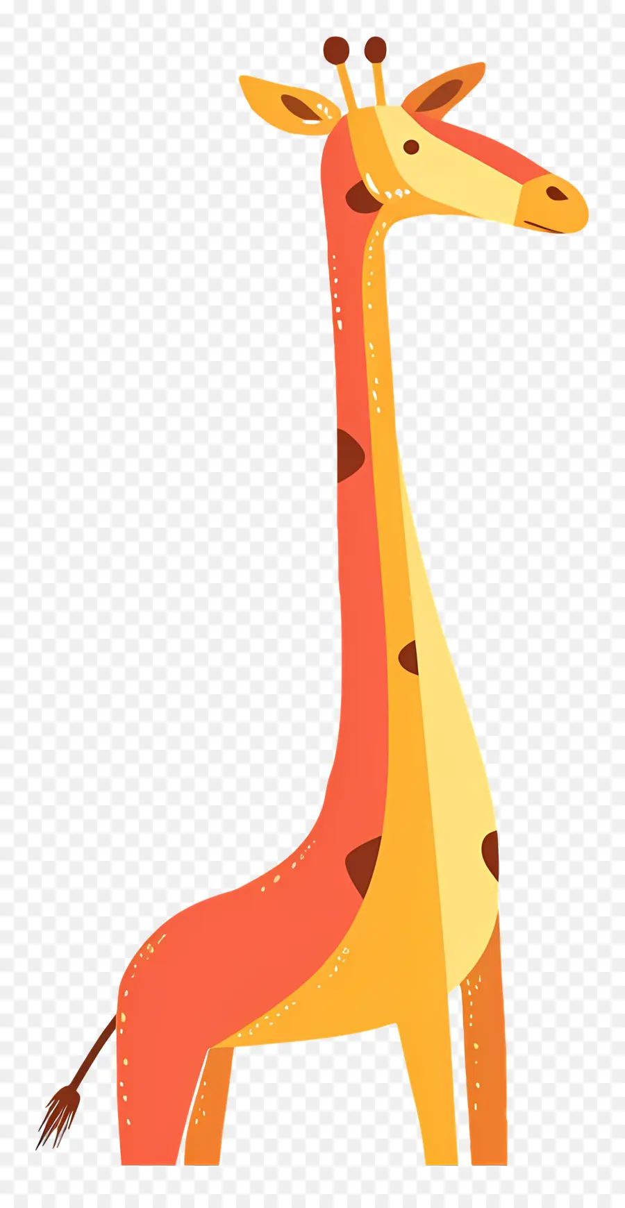 Girafe De Dessin Animé，Long Cou PNG